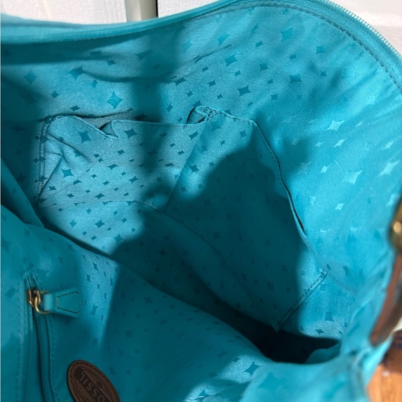 Yellow and Blue FOSSIL pebbleleather Women's Shoulder/Crossbody Bags (set of 2) - Picture 13 of 16